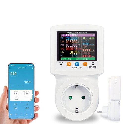 Jadeshay Electric Energy Meter with Tuya App, Large LCD, New