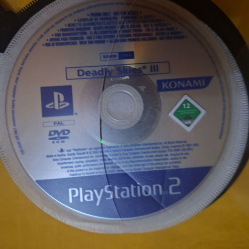 Deadly Skies III PS2 game used, promo edition original disc only Konami