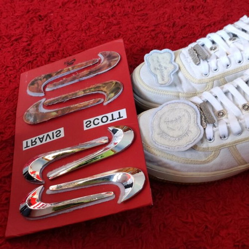 Travis Scott Air Force 1 new, collectible, white and beige
