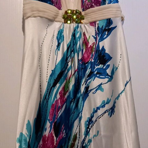 Evening dress like new, multicolored, size M