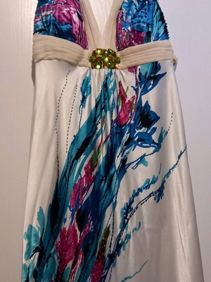 Evening dress like new, multicolored, size M