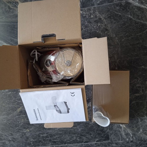 Mini food processor EC01M 250W new, red-white