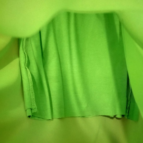 H&M airy green mini dress with belt loops