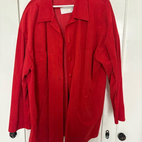 Fordan coat red size 46 like new