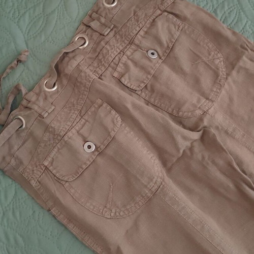 Linen pants Small gray Straight brand like new