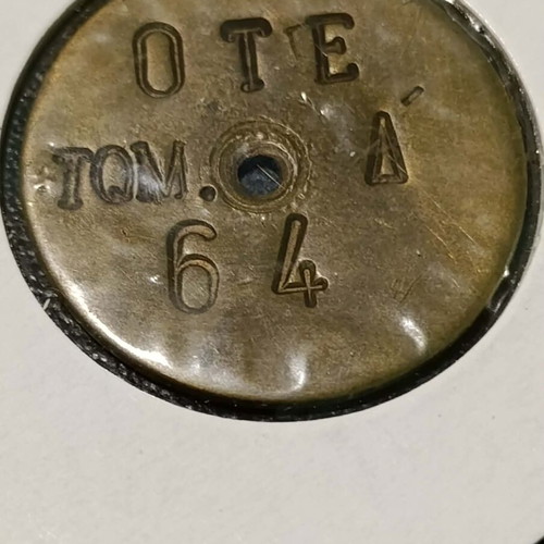 OTE entry token used, technical workers sector D number 64