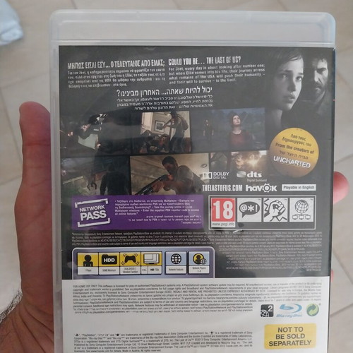 The Last of Us PS3 game, very good condition