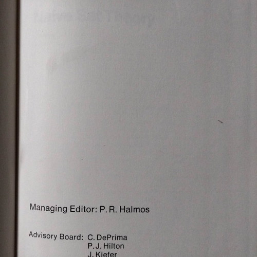 Naive Set Theory by Paul R. Halmos used