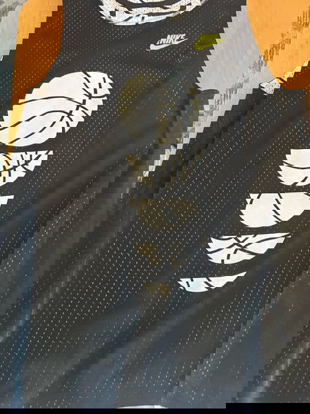 διχτυωτή μπλούζα μπάσκετ nike double face