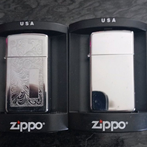 Zippo original USA lighter pair new
