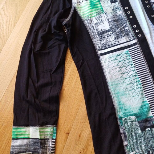 Jersey jacket like new, multicolor, size L