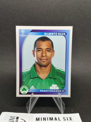 Αυτοκόλλητο Gilberto Silva Panathinaikos 2008/9 σαν καινούργιο, συλλεκτικό