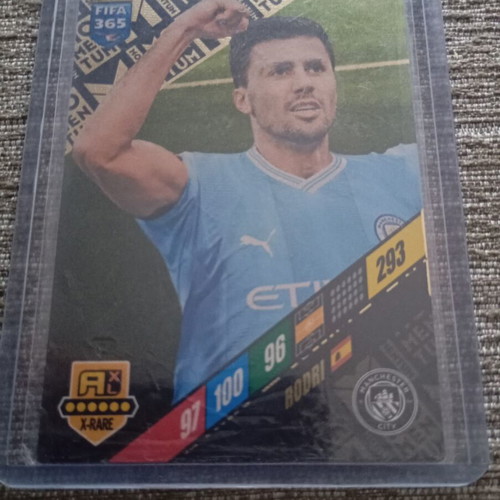 Panini FIFA 365 2024 Momentum X-Rare cards set with Mbappé & Rodri