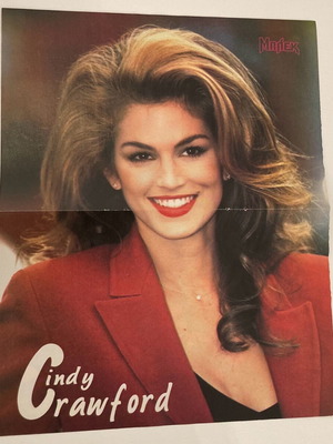 Αφίσα της Cindy Crawford από το περιοδικό ΜΠΛΕΚ