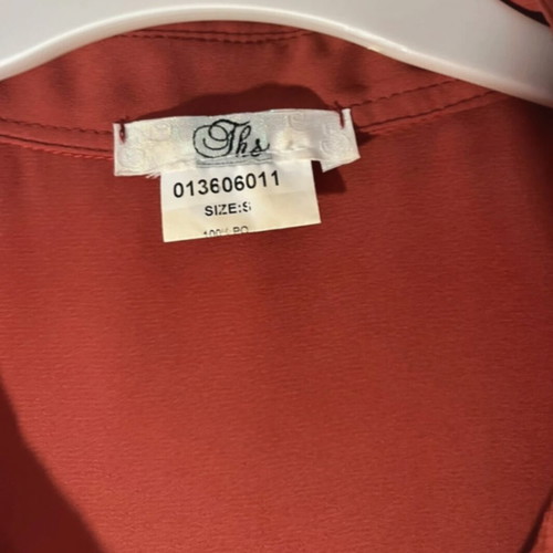 Long shirt by Ths Fashion like new, orange, size S