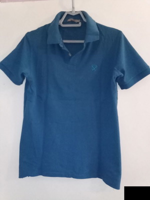 T shirt S used, blue polo style by Snta