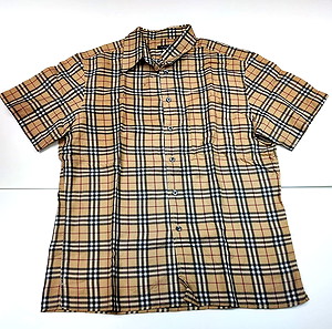 Burberry Γνήσιο Πουκάμισο Ανδρικό Μεγεθος Medium εμπριμέ κοντομάνικο πουκάμισο