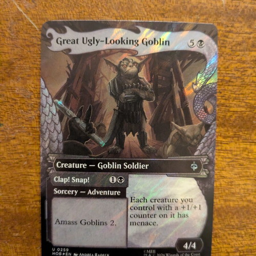 Great Ugly-Looking Goblin Surge Foil Magic The Gathering card new