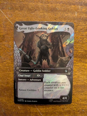 Great Ugly-Looking Goblin Surge Foil Magic The Gathering card new