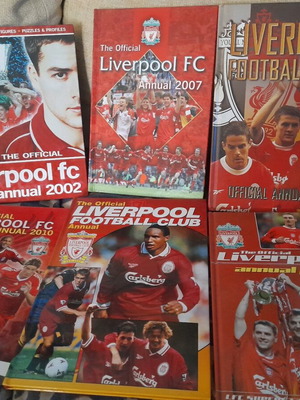 Liverpool yearbook new, set of 6 books