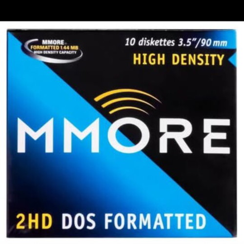 MMORE MF 2HD 3.5" Floppy Computer Disks 1.44MB Sealed Pack of 10