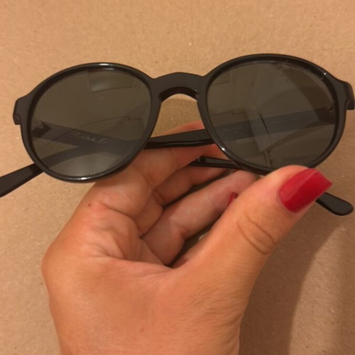 Ralph Lauren round sunglasses black like new