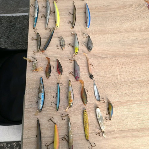 Spinning lures used