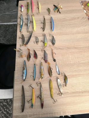 Spinning lures used
