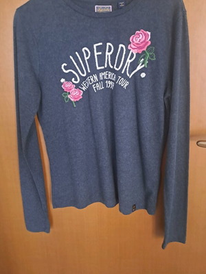 Superdry women's blouse blue, size small, like new