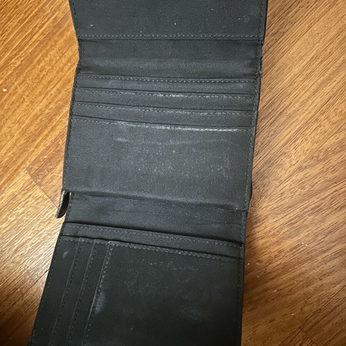 Calvin Klein Hardware Snap women's wallet used, black