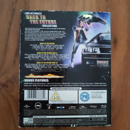 Back To The Future Trilogy Blu-Ray like new with subtitles