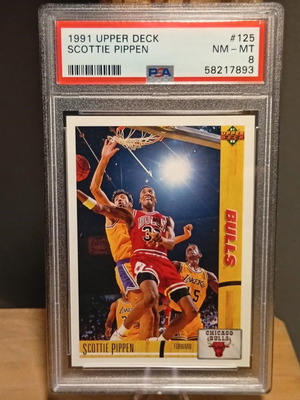 Scottie Pippen 1991 Upper Deck #125 Card like new