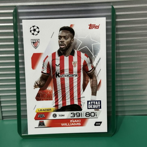 Inaki Williams Topps Athletic Bilbao Card new