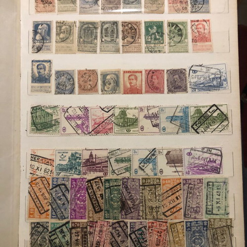 Stamp collection like new, Belgium, Austria and Reich sets