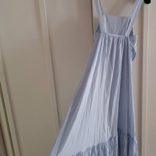 H&M cotton dress light blue fine like new