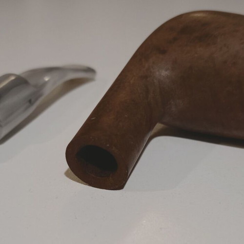 Smoking pipe used with detachable mouthpiece and Pure Greece wooden part