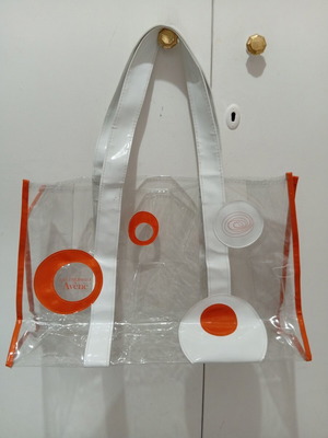 Avene transparent thick bag, like new, PVC