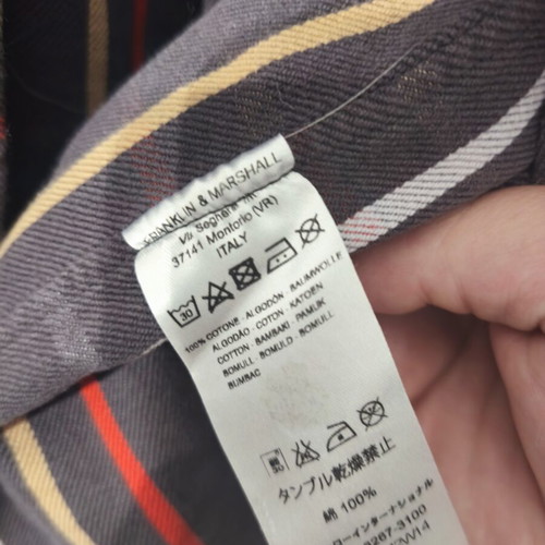 Franklin Marshall Long Sleeve Shirt like new, 100% cotton, size L
