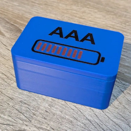 Magnetic box for AA and AAA 36 batteries made to order