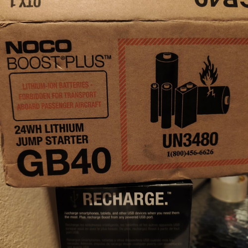 Noco Genius Boost Plus 12V 1000A car jump starter