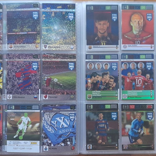 FIFA 365 2015-2016 Adrenalyn XL album with cards like new