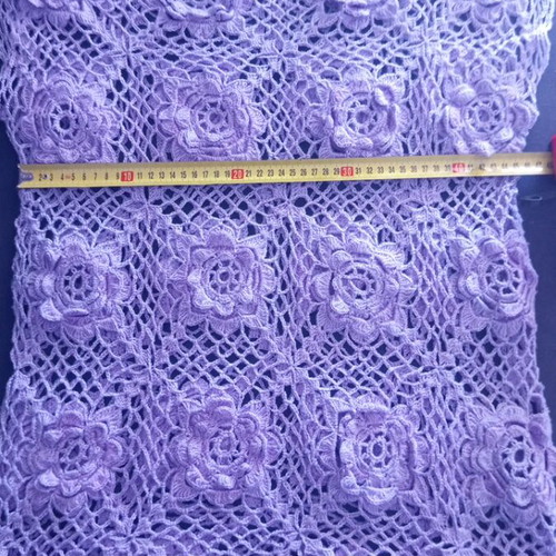 Summer blouse handmade crochet pink like new