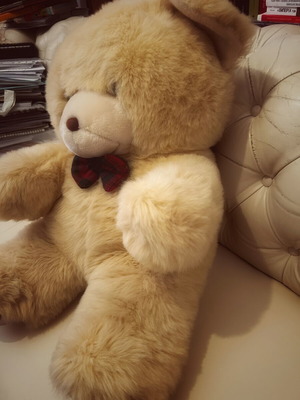 Beige plush teddy bear 60cm