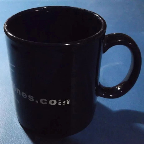 Vintage CSA Czech Airlines Ceramic Mug used by Paolo Roncci Collezione Italia