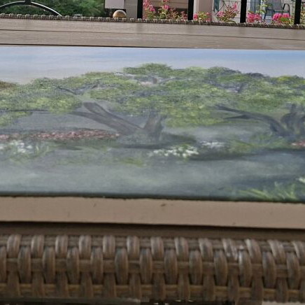 Oil painting landscape artwork new handmade
