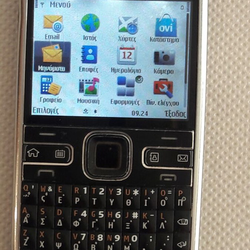 Nokia E72-1 mobile phone, made in Finland