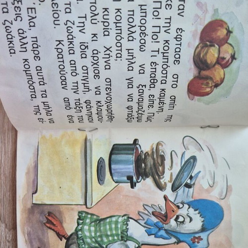 The Goose That Forgot used Greek children's book