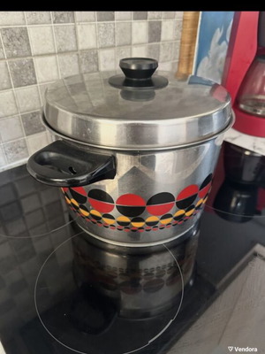 Κατσαρόλα Fissler 10 λίτρων σαν καινούργια με διάτρητο σκεύος για ατμό