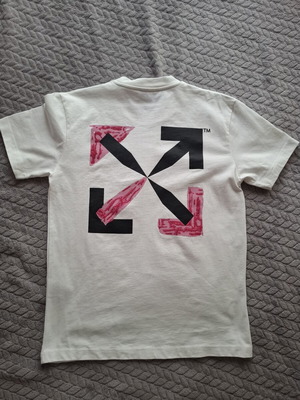 Off White graphic t-shirt size M new, black and white