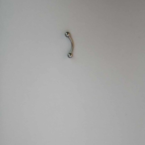 Earring with balls 0.2 like new, silver